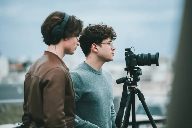 Équipe Biux en tournage