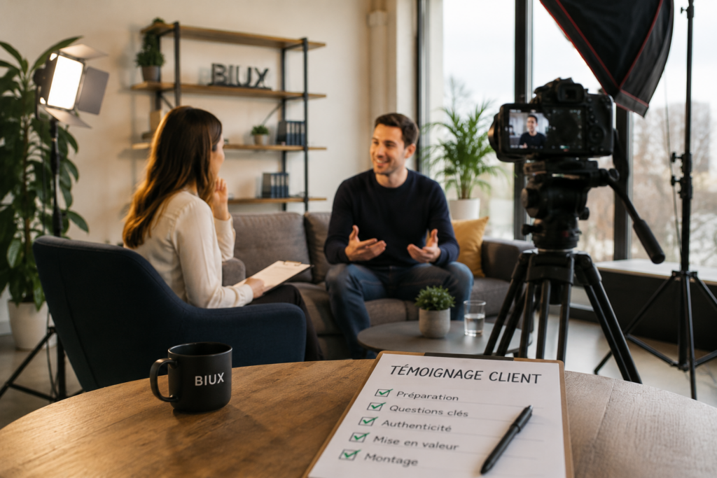 Comment tourner un témoignage client vidéo qui convainc vos prospects B2B