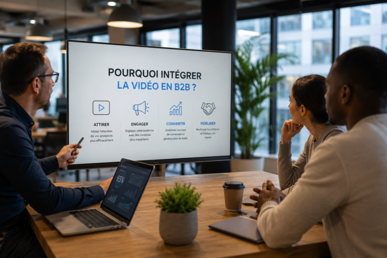 La vidéo dans votre stratégie B2B : ce que vos clients attendent déjà