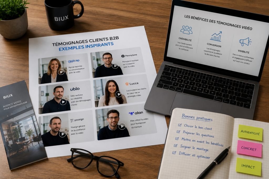 10 exemples de témoignages clients B2B vidéo qui convertissent (et ce qui les rend efficaces)